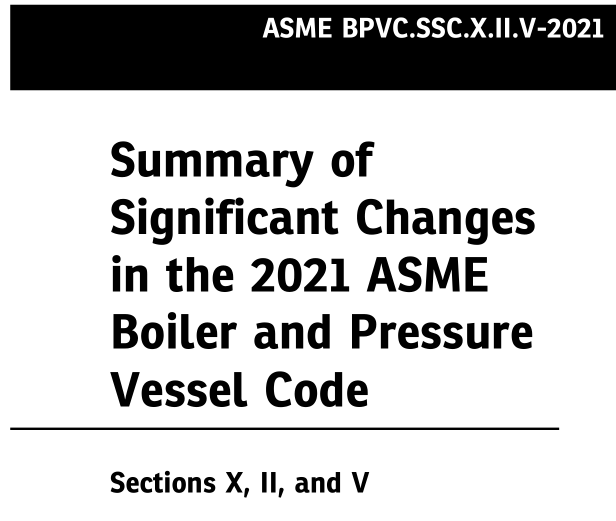 ASME BPVC.SSC.X.II.V:2021 pdf download