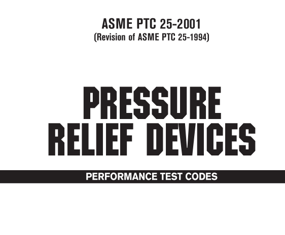 ASME PTC 25:2001 pdf download
