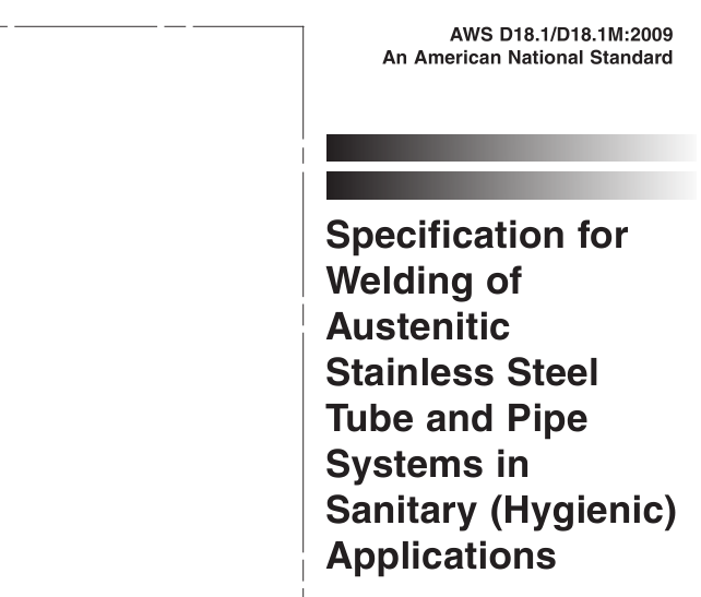 AWS D18.1:2009 pdf download