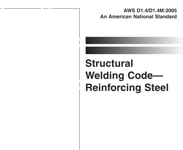 AWS D1.4:2005 pdf download