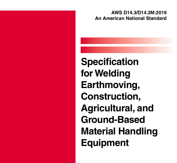 AWS D14.3:2019 pdf download