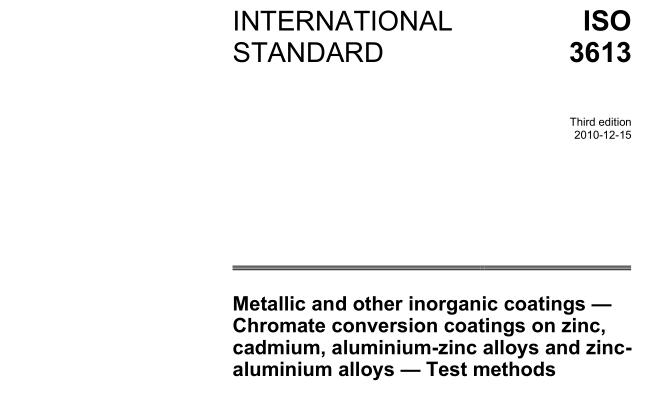 ISO 3613:2010 pdf download