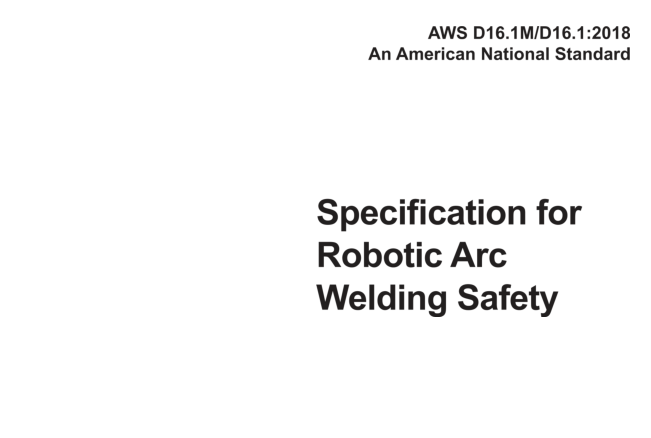 AWS D16.1M:2018 pdf download