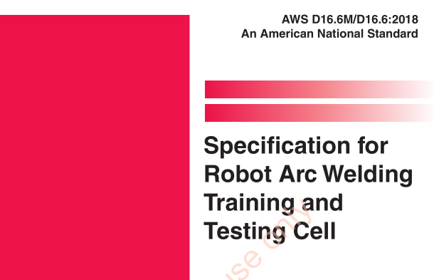 AWS D16.6M:2018 pdf download
