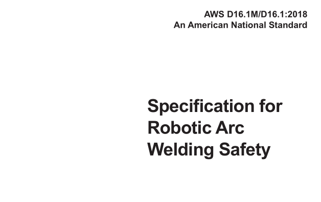 AWS D16.1:2018 pdf download