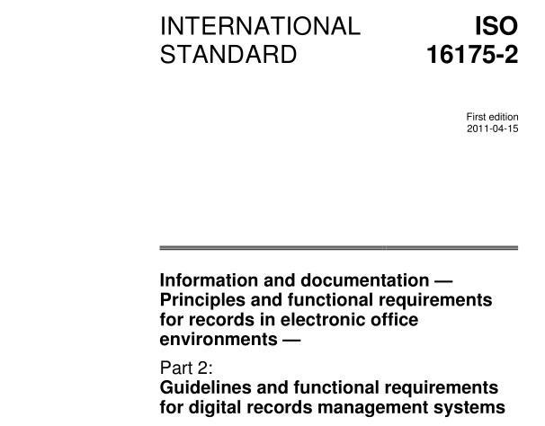ISO 16175-2:2011 pdf download