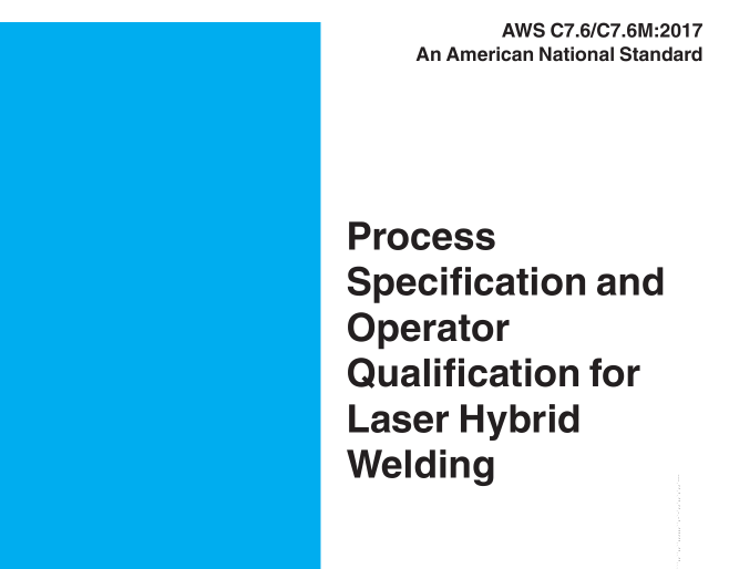 AWS C7.6:2017 pdf download