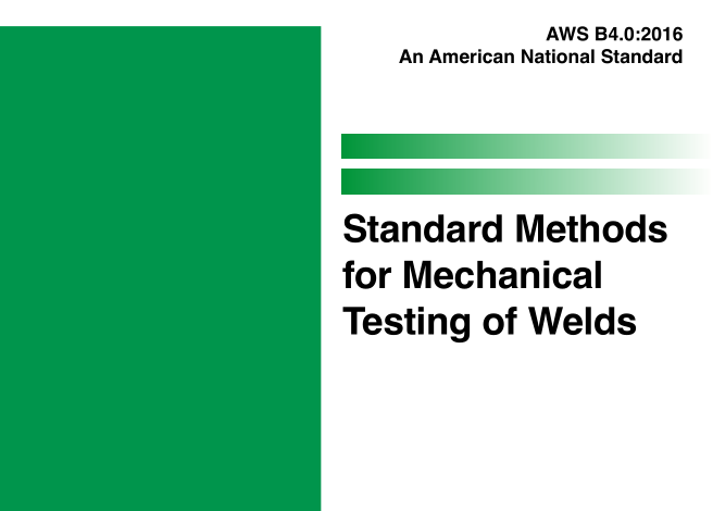 AWS B4.0:2016 pdf download
