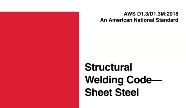 AWS D1.3:2018 pdf download