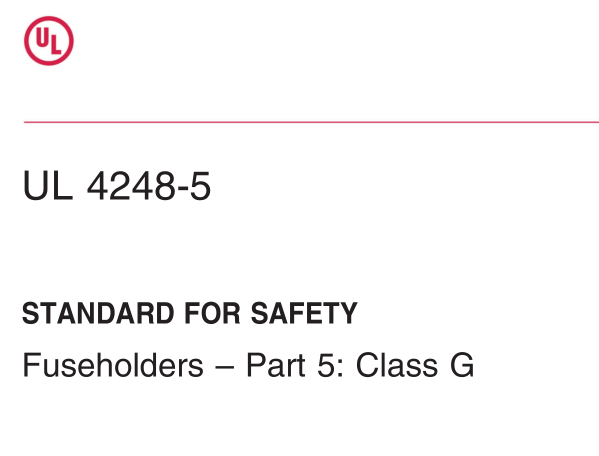 UL 4248-5:2018 pdf download