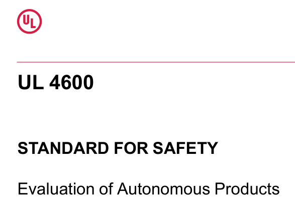 UL 4600:2020 pdf download