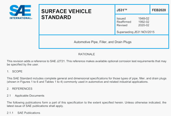 SAE J531:2020 pdf download