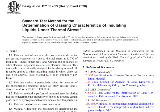 ASTM D7150-13(R2020) pdf download