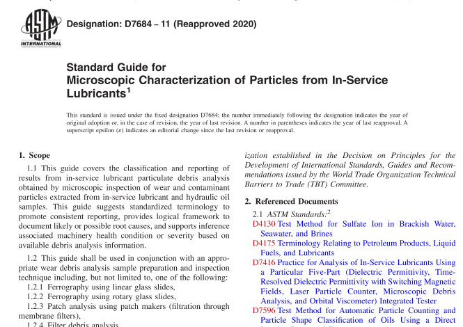 ASTM D7684-11(R2020) pdf download