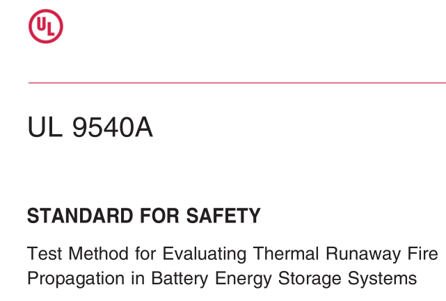 UL 9540A:2018 pdf download