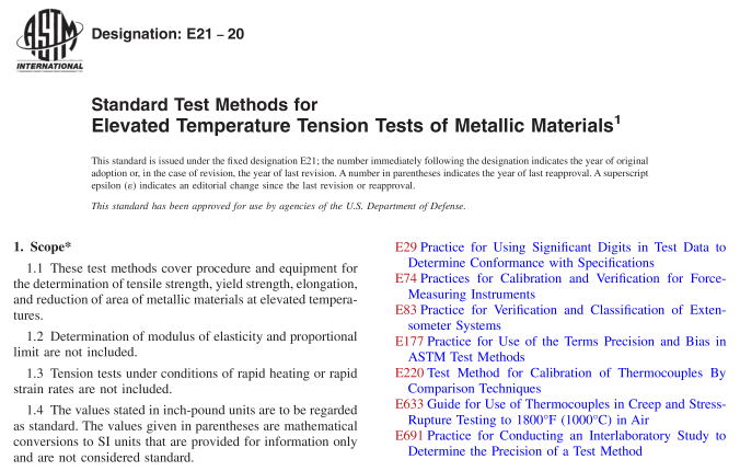 ASTM E21-20 pdf download