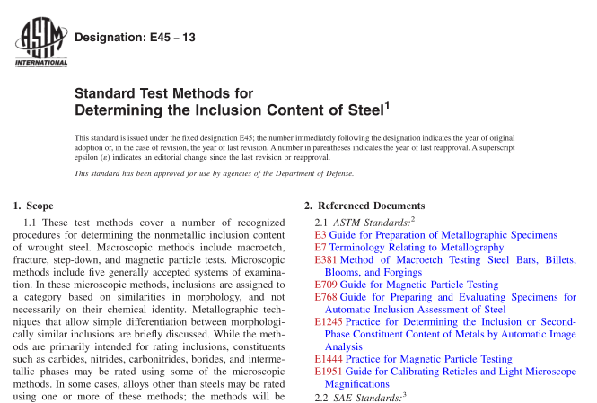 ASTM E45-13 pdf download