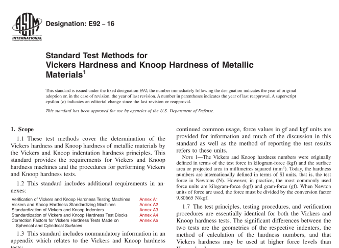 ASTM E92-16 pdf download