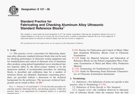 ASTM E127-06 pdf download