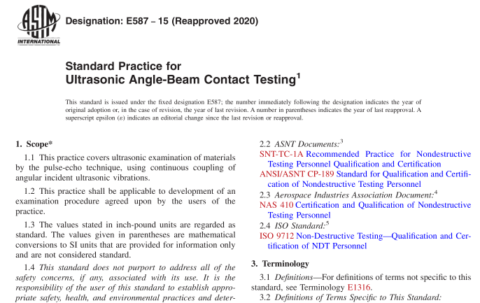 ASTM E587-15(R2020) pdf download