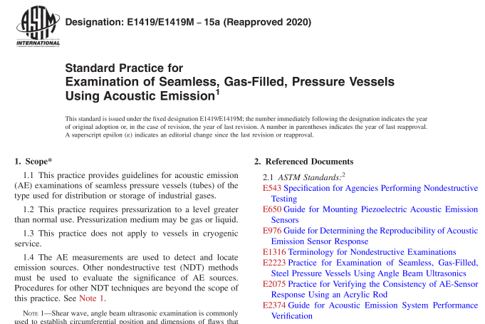 ASTM E1419-15a(R2020) pdf download