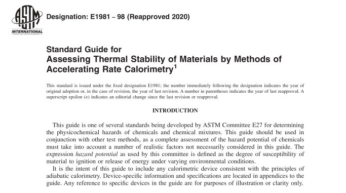 ASTM E1981-98(R2020) pdf download