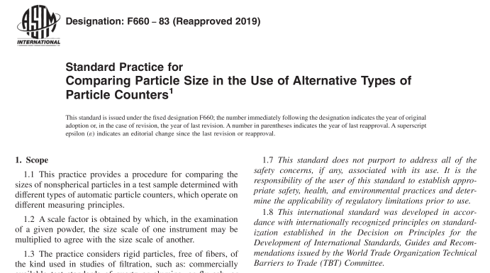 ASTM F660-83(R2019) pdf download