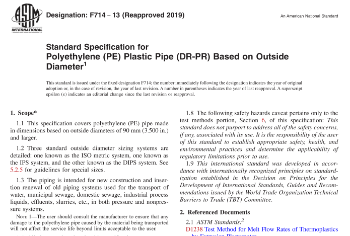 ASTM F714-13(R2019) pdf download