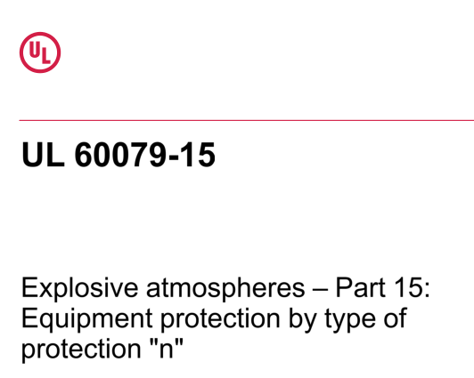 UL 60079-15:2020 pdf download