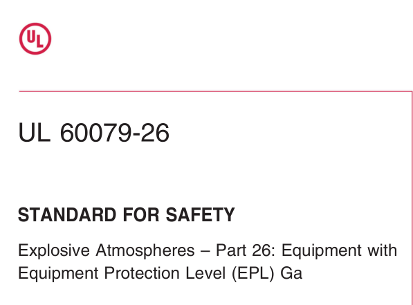 UL 60079-26:2017 pdf download