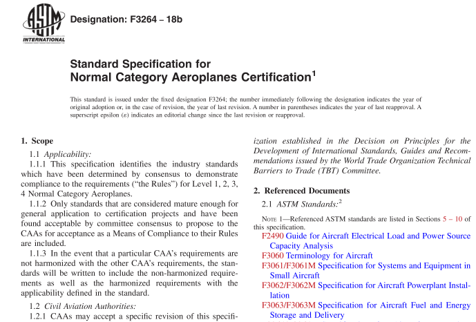 ASTM F3264-18b pdf download