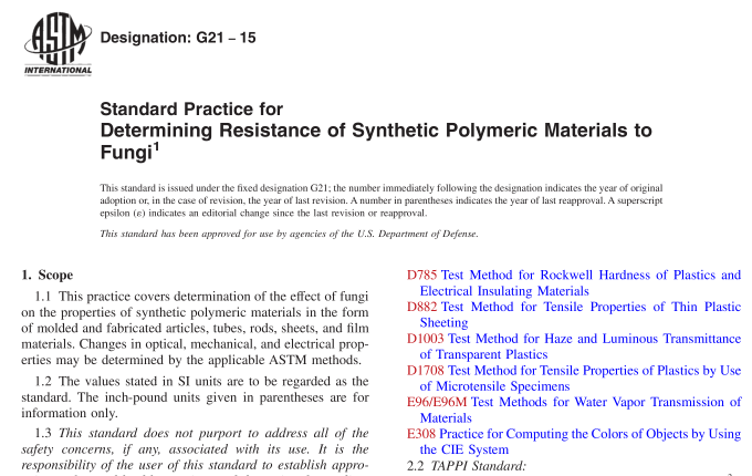 ASTM G21-15 pdf download