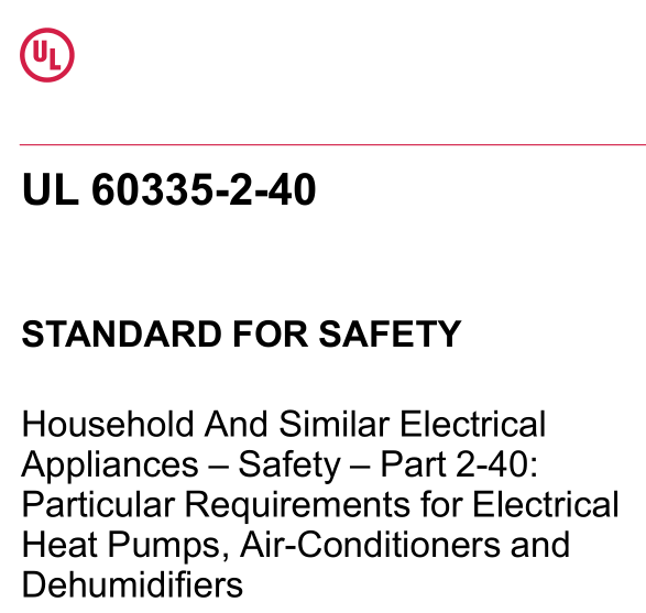 UL 60335-2-40:2019 pdf download