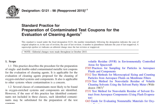 ASTM G121-98(R2015) pdf download