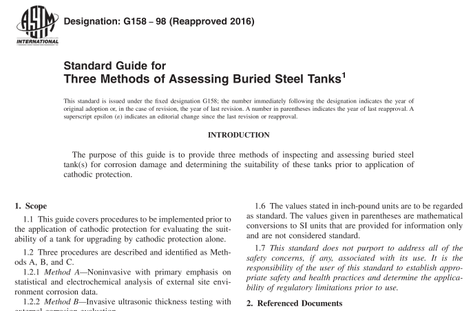 ASTM G158-98(R2016) pdf download