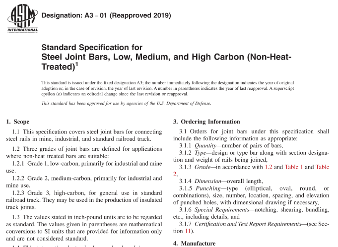 ASTM A3-01(R2019) pdf download