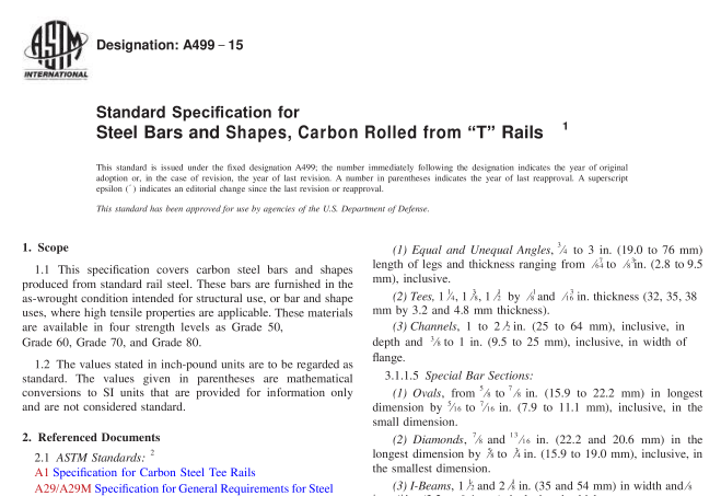 ASTM A499-15 pdf download