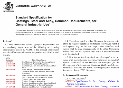 ASTM A781-20 pdf download