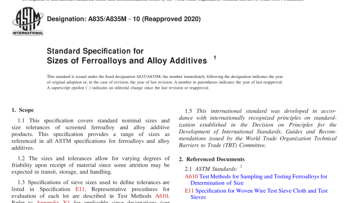 ASTM A835-10(R2020) pdf download