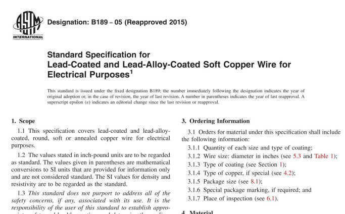ASTM B189-05(R2015) pdf download