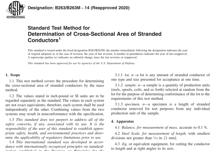 ASTM B263-14(R2020) pdf download