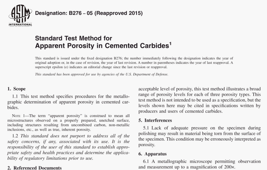ASTM B276-05(R2015) pdf download