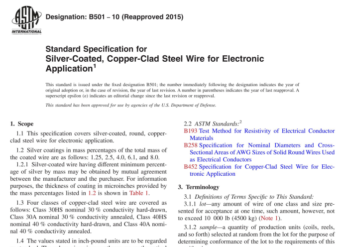 ASTM B501-10(R2015) pdf download