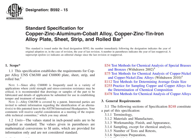 ASTM B592-15 pdf download