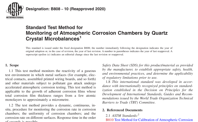 ASTM B808-10(R2020) pdf download