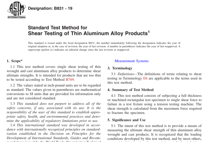 ASTM B831-19 pdf download