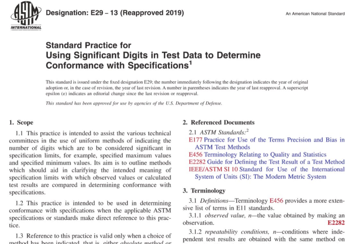 ASTM E29-13(R2019) pdf download