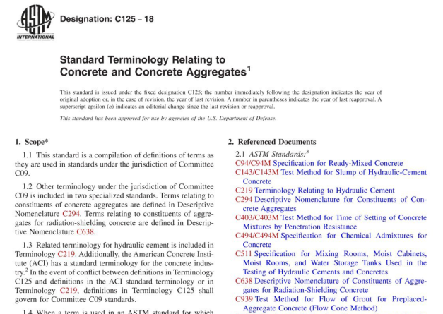 ASTM C125-18 pdf download