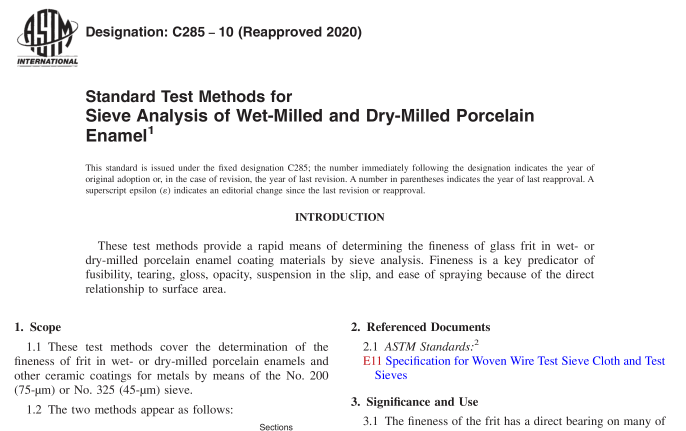 ASTM C285-10(R2020) pdf download