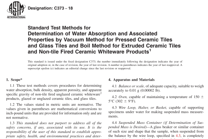 ASTM C373-18 pdf download